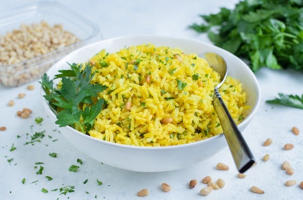 17. Mediterranean Yellow Rice  