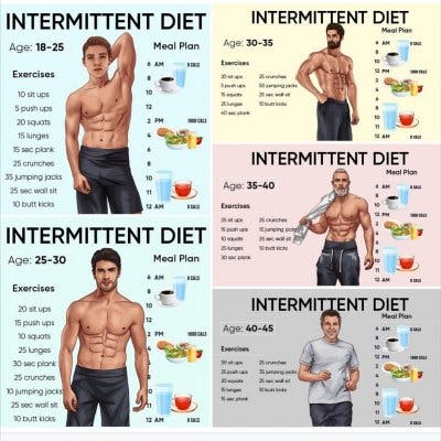 Intermittent fasting by age