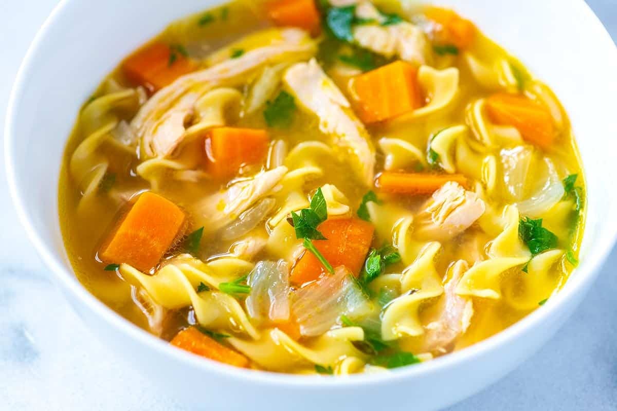 Soup With Chicken And Noodles