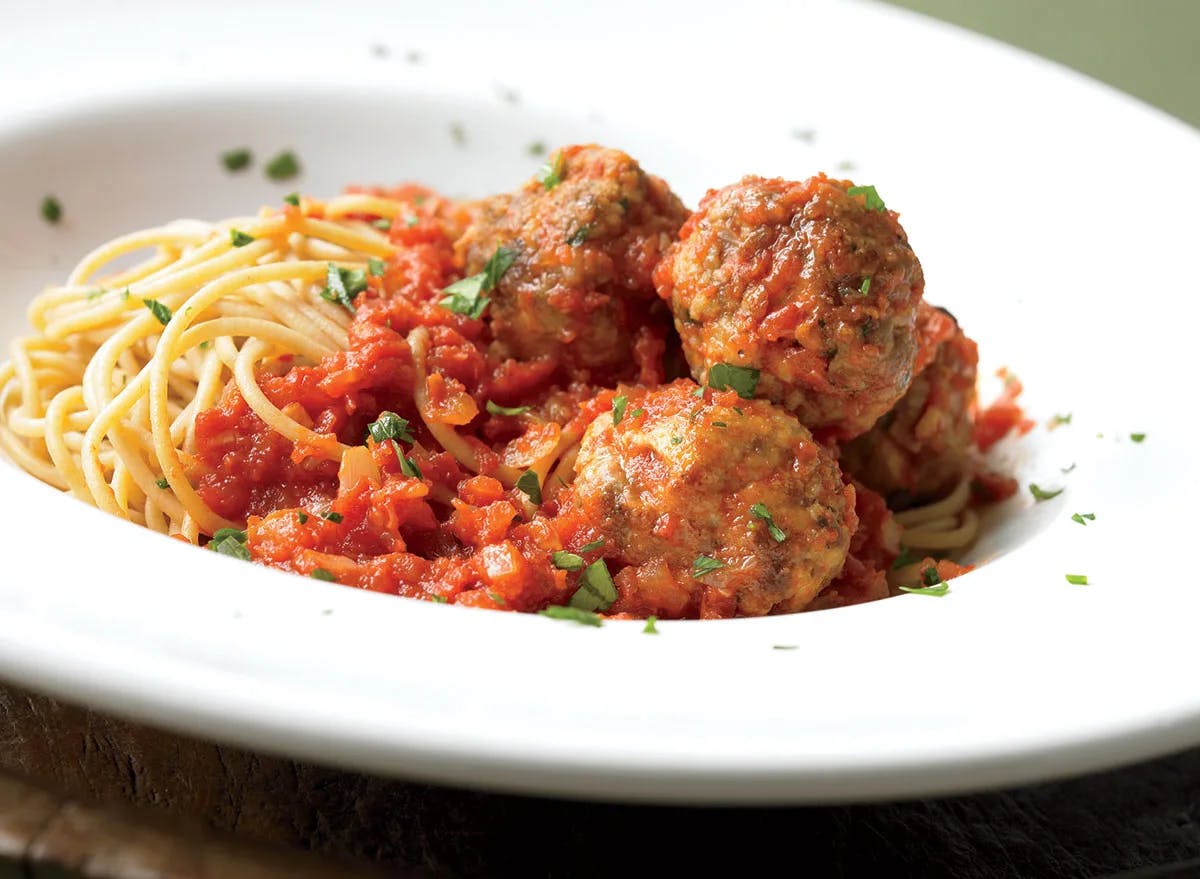 Spaghetti And Meatballs Healthy Noodles
