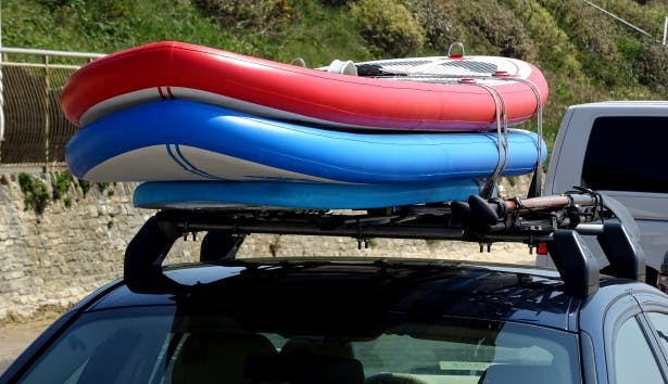 Two Kayaks to a Roof Rack