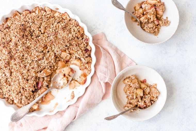 Apple Crumble can be made