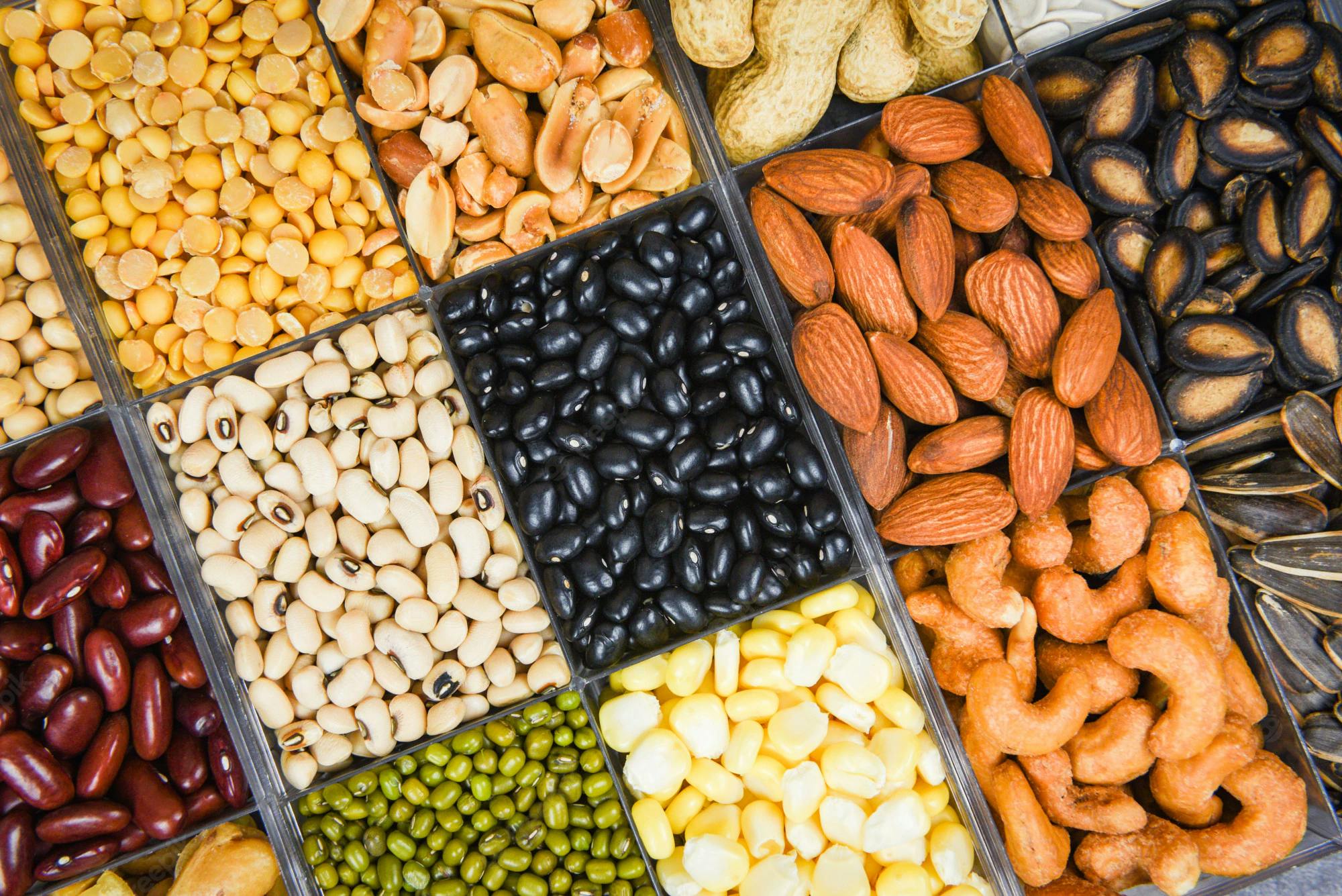 Nuts, Beans, Legumes & Seeds
