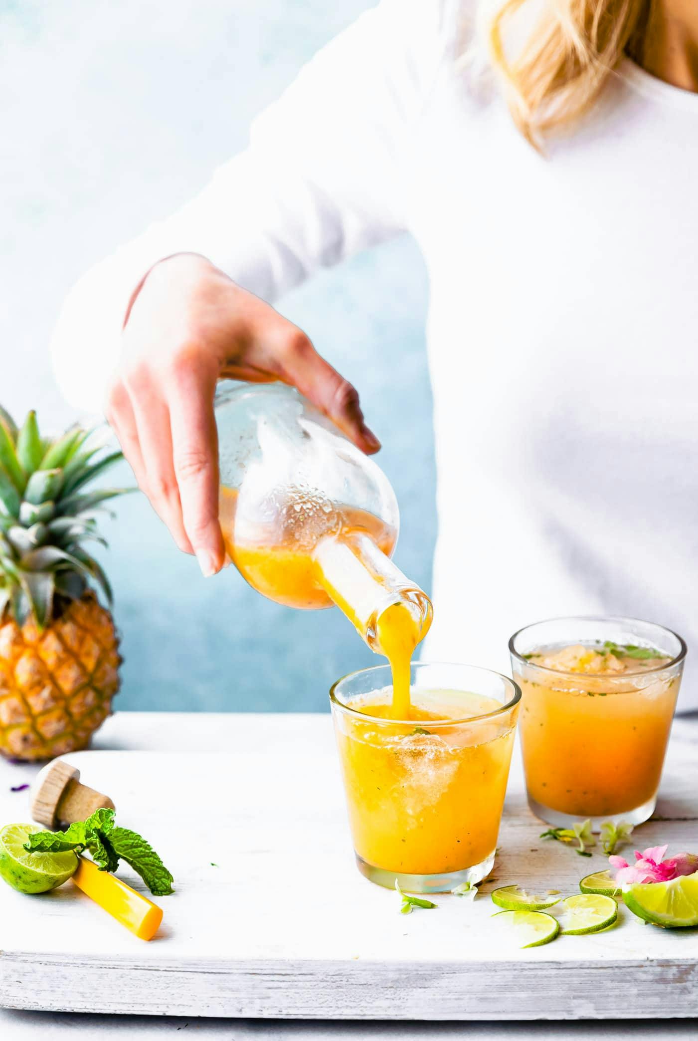 Pineapple Juice Apple Cider Vinegar And Honey