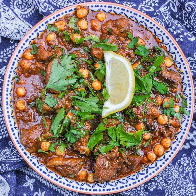 Stew Made With Moroccan Lamb