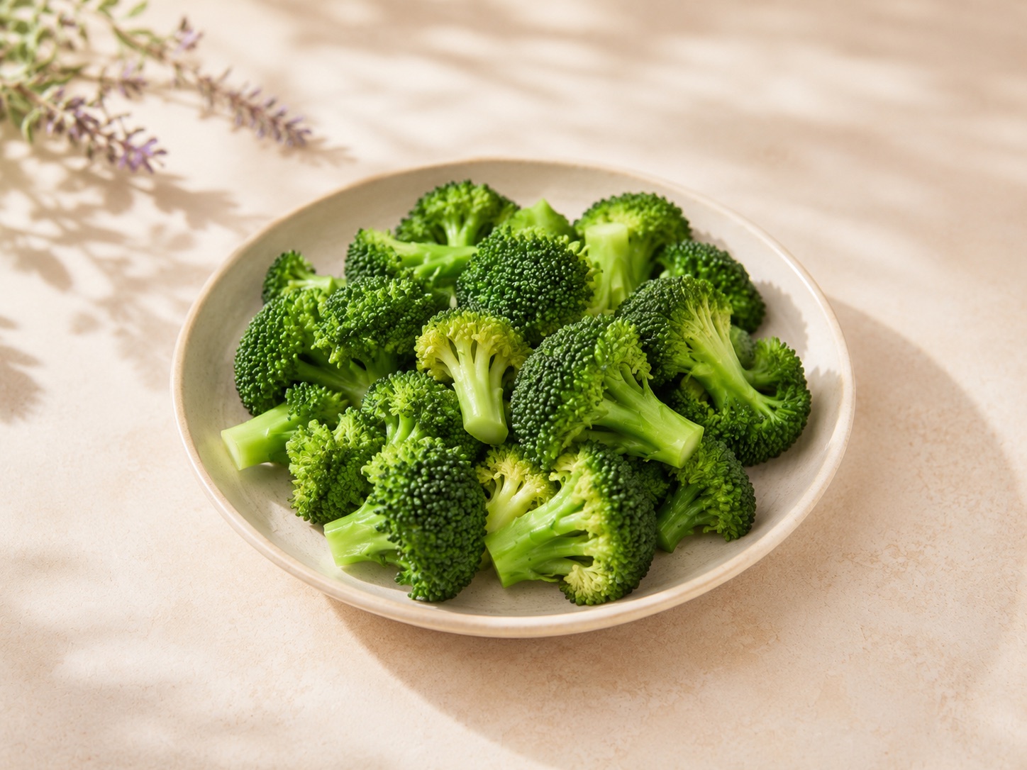 Broccoli styled for a healthy weight-loss ingredient guide.