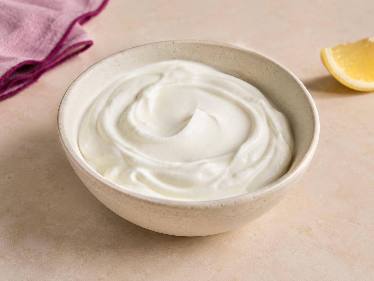 Greek yogurt styled for a healthy weight-loss ingredient guide.