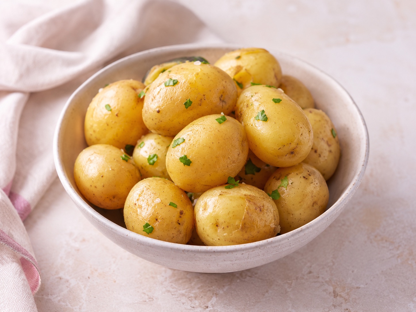 Potatoes styled for a healthy weight-loss ingredient guide.
